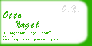 otto nagel business card